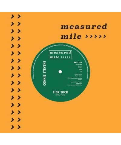 Connie Stevens TICK TOCK / KEEP GROWING STRONG Vinyl Record $5.03 Vinyl