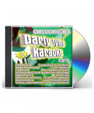 Party Tyme Karaoke Classic Rock 3 (16-song CD+G) CD $7.75 CD