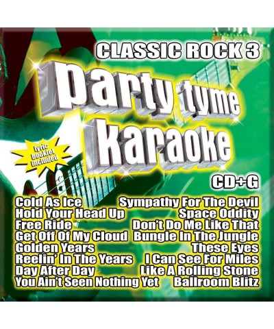 Party Tyme Karaoke Classic Rock 3 (16-song CD+G) CD $7.75 CD