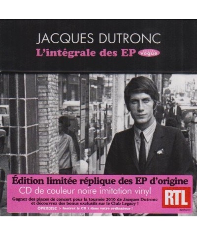 Jacques Dutronc L'INTEGRALE DES EP VOGUE CD $15.05 Vinyl
