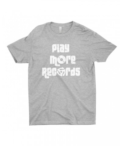 Music Life T-Shirt | Play More Records Shirt $11.65 Shirts