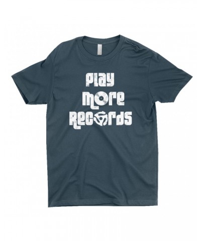 Music Life T-Shirt | Play More Records Shirt $11.65 Shirts