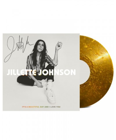Jillette Johnson It's A Beautiful Day And I Love You - Gold Vinyl (Autographed) $5.84 Vinyl