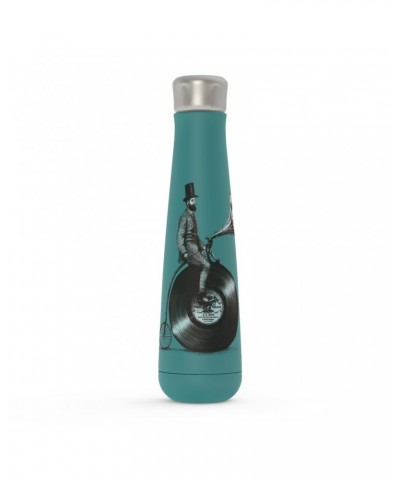 Music Life Water Bottle | Riding The Gramophone Water Bottle $5.77 Drinkware