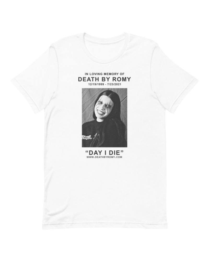 DeathbyRomy Obituary T-Shirt $9.99 Shirts