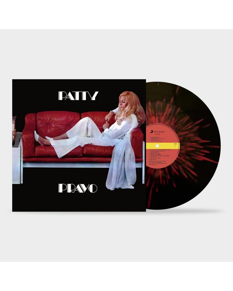 Patty Pravo (Black & Red Splatter) Vinyl Record $3.76 Vinyl