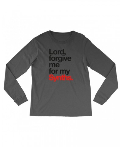 Music Life Long Sleeve Shirt | Forgive Me For My Synths Shirt $5.30 Shirts