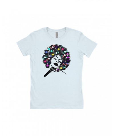 Music Life Ladies' Boyfriend T-Shirt | The Soul Of Vinyl Shirt $16.16 Shirts