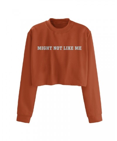 Brynn Elliott Might Not Like Me Crop Top Crewneck $7.35 Sweatshirts