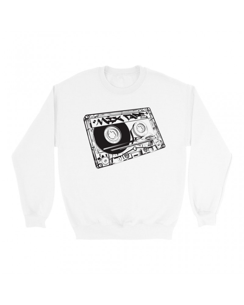 Music Life Sweatshirt | Mix Tape Sweatshirt $7.02 Sweatshirts