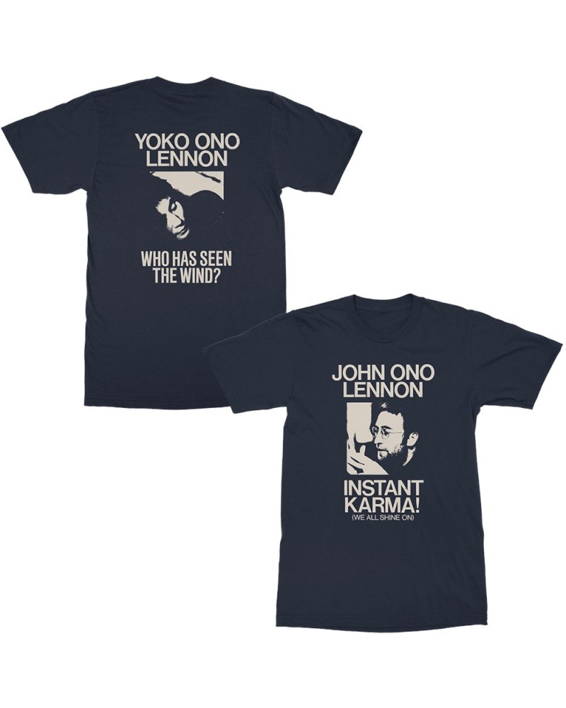 John Lennon JOL + YOL Instant Karma T-Shirt $6.74 Shirts