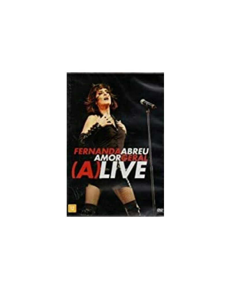 Fernanda Abreu AMOR GERAL (A)LIVE DVD $5.20 Videos