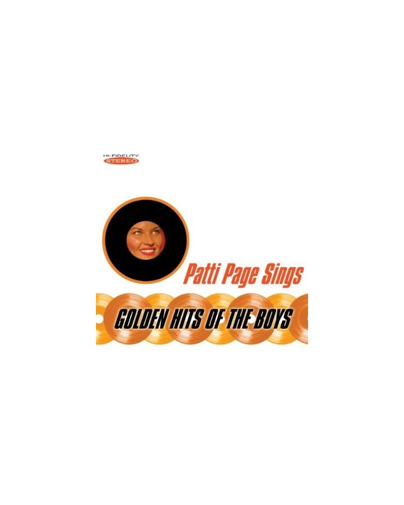 Patti Page SINGS GOLDEN HITS OF THE BOYS CD $16.18 CD