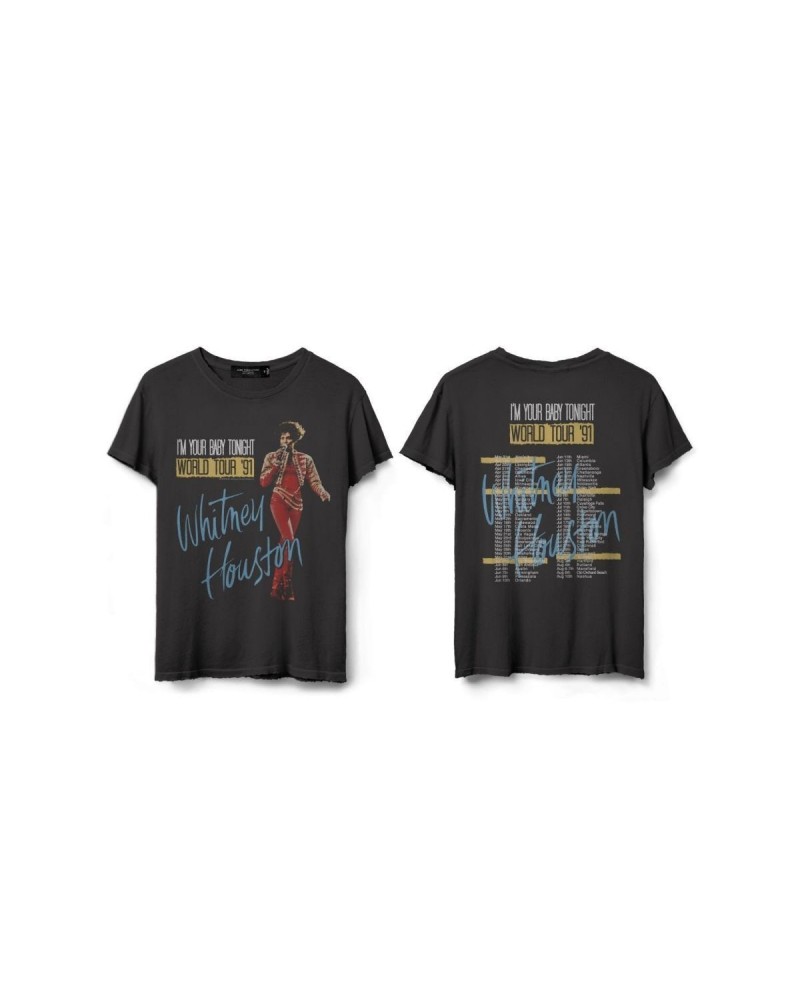 Whitney Houston Whitney World Tour 91' Vintage T-shirt $4.80 Shirts