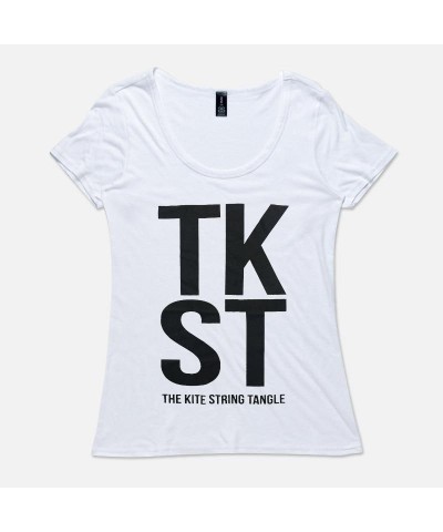 The Kite String Tangle TKST (Womens White Tee) $19.21 Shirts