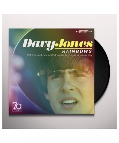 Davy Jones RAINBOWS / YOU DON'T HAVE TO BE A COUNTY BOY TO Vinyl Record $11.99 Vinyl