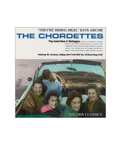 The Chordettes GOLDEN CLASSICS CD $10.00 CD