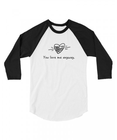 Sidewalk Prophets You Love Me Anyway Heart Raglan (premium) $8.16 Shirts