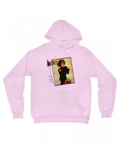 Whitney Houston Hoodie | Where Do Broken Hearts Go Album Cover Design Hoodie $9.35 Sweatshirts