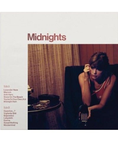 Taylor Swift MIDNIGHTS (BLOOD MOON VINYL) Vinyl Record $5.59 Vinyl