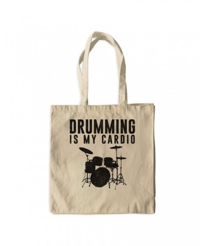 Music Life Canvas Tote Bag | Drumming Is My Cardio Canvas Tote $10.45 Bags