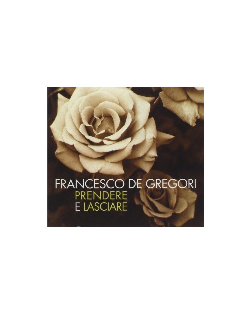 Francesco De Gregori PRENDERE E LASCIARE CD $10.99 CD