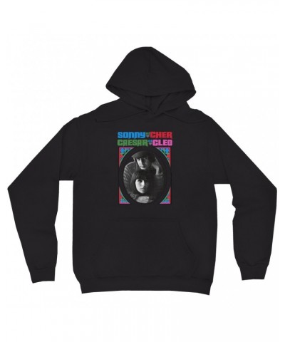 Sonny & Cher Hoodie | Caesar And Cleo Retro Frame Image Hoodie $7.65 Sweatshirts
