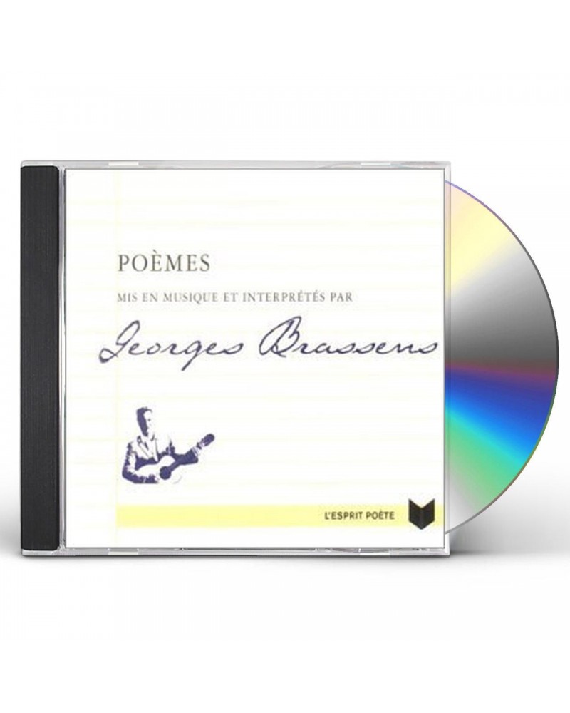 Georges Brassens POEMES MIS EN MUSIQUE ET INTERPRETES PAR BRASSENS CD $12.00 CD