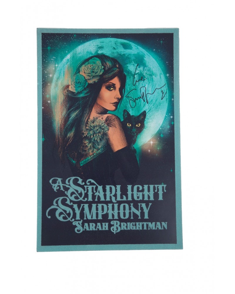 Sarah Brightman AUTOGRAPHED LTD Edition ‘A Starlight Symphony’ Flocked Poster $8.45 Decor