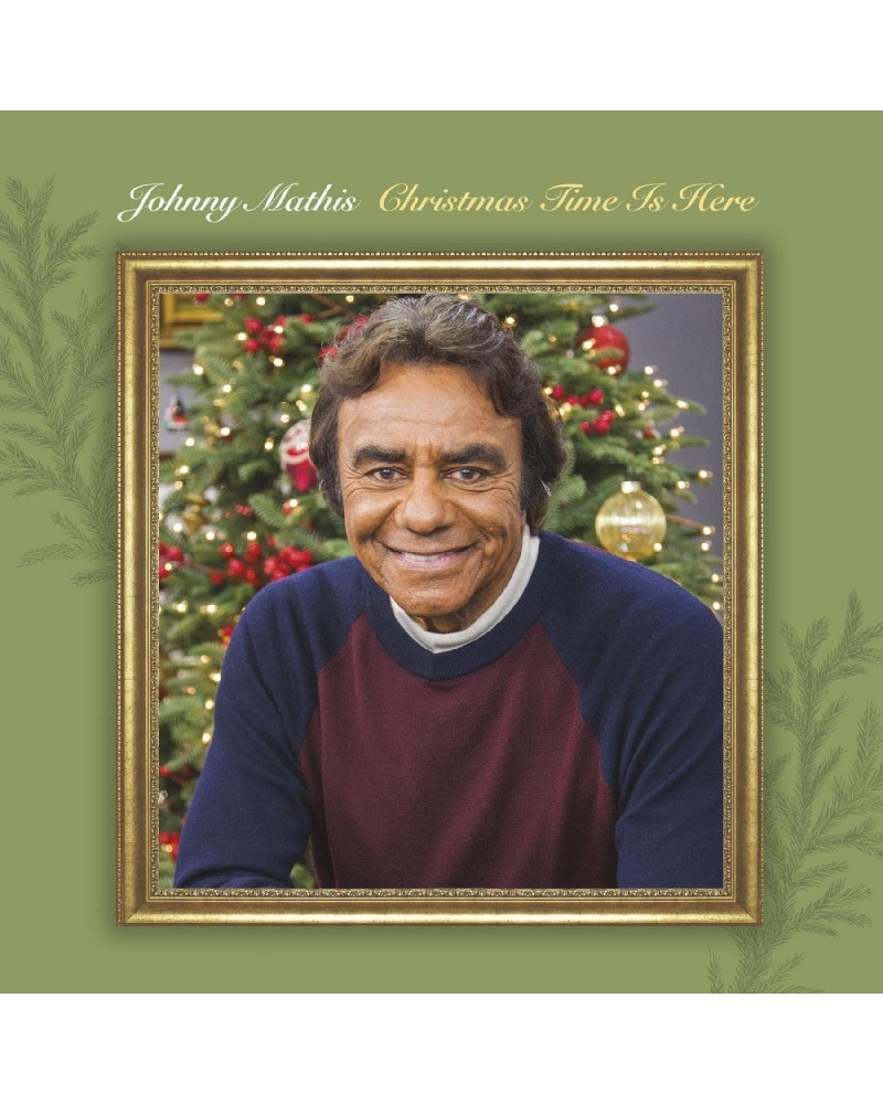 Johnny Mathis Christmas Time Is Here (Christmas Tree Green) Vinyl Record $5.67 Vinyl