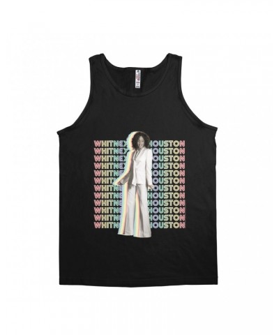 Whitney Houston Unisex Tank Top | Nothing But Love Pastel Rainbow Album Photo Image Shirt $9.44 Shirts