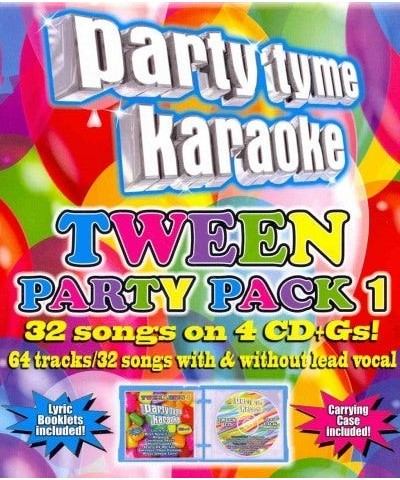 Party Tyme Karaoke Tween Party Pack 1 (4 CD+G)(32+32 Song Party Pack) CD $12.25 CD
