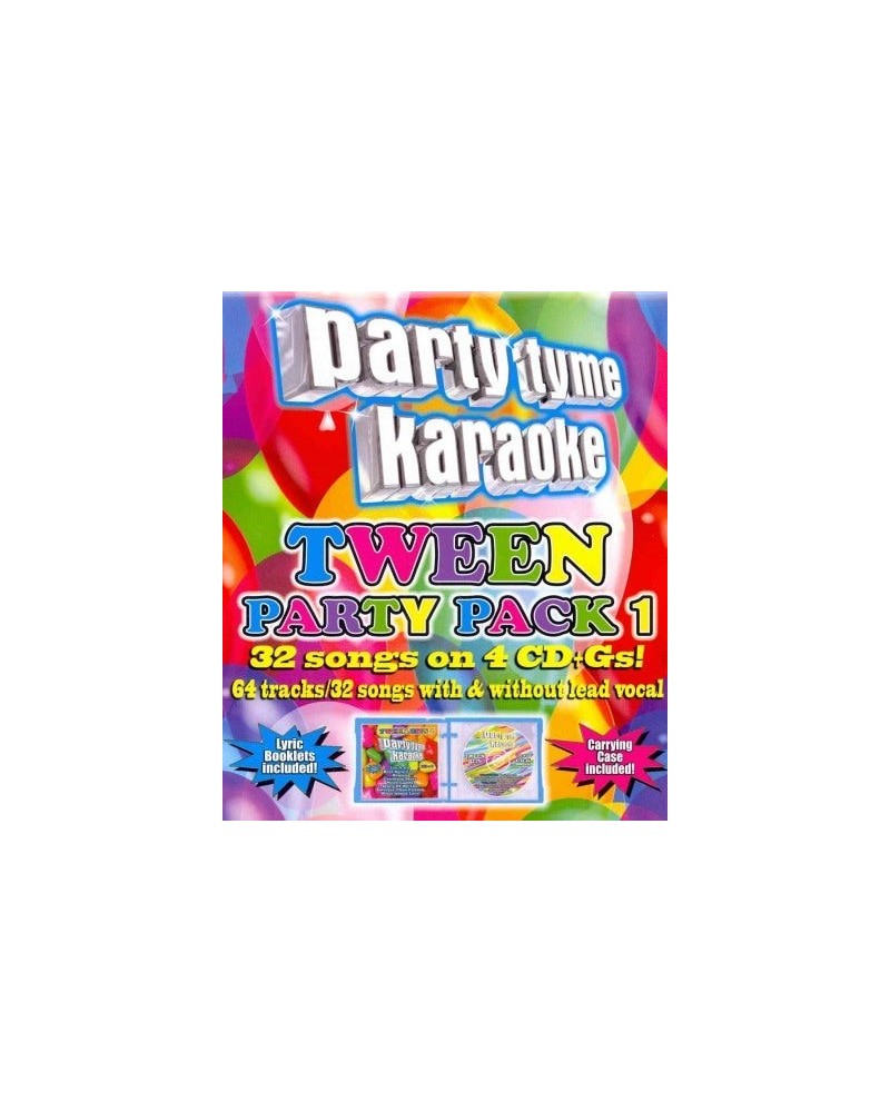Party Tyme Karaoke Tween Party Pack 1 (4 CD+G)(32+32 Song Party Pack) CD $12.25 CD
