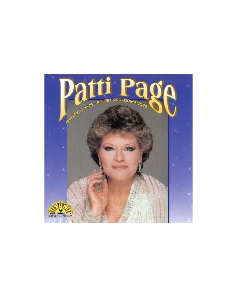 Patti Page Greatest Hits Finest Performances CD $15.83 CD