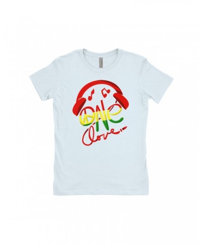 Music Life Ladies' Boyfriend T-Shirt | One Love Shirt $8.50 Shirts