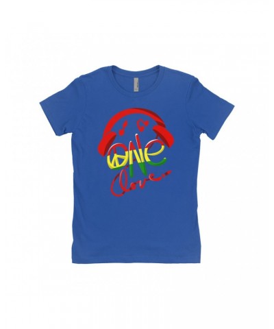 Music Life Ladies' Boyfriend T-Shirt | One Love Shirt $8.50 Shirts